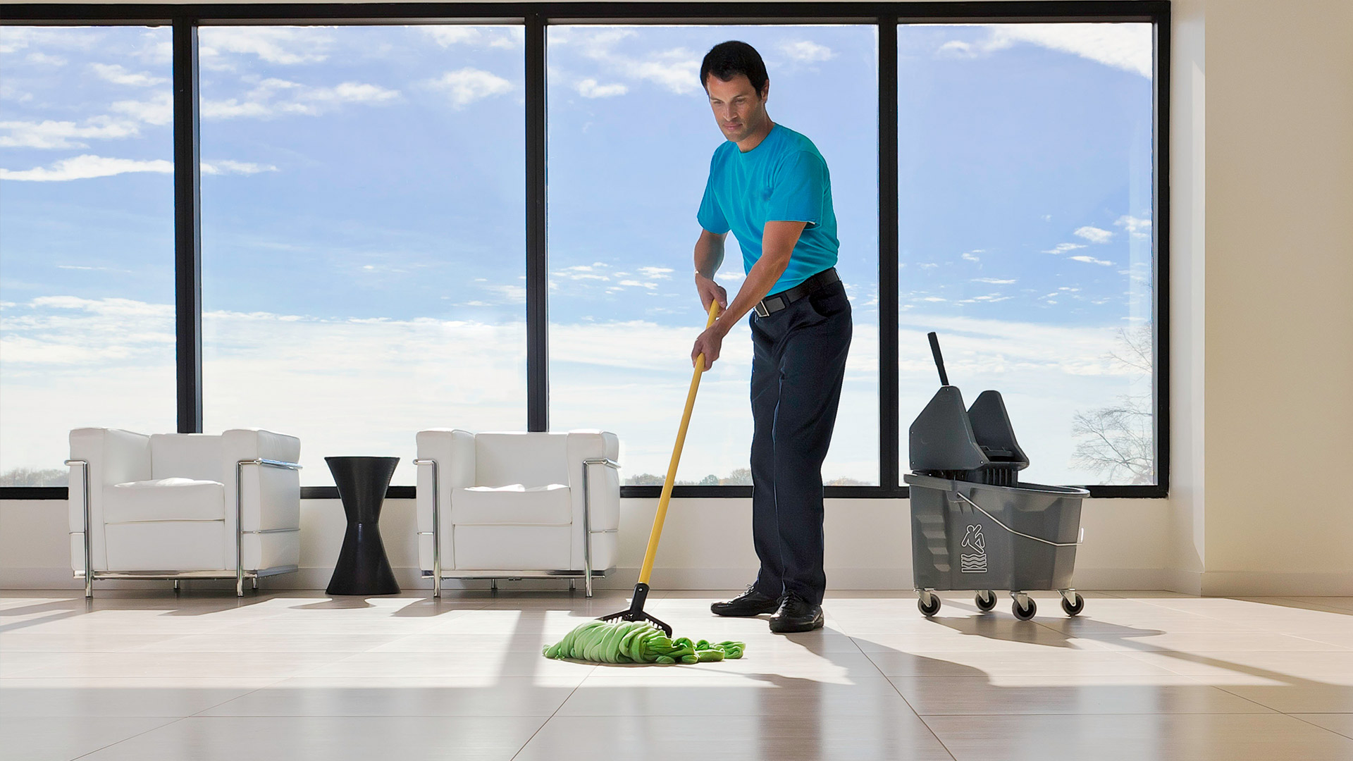 business premises clean